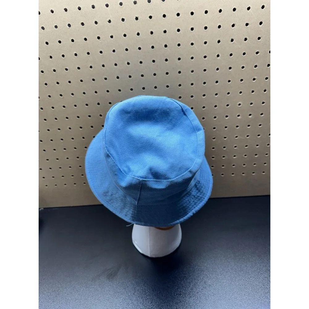 Tillamook Kids Reversible Bucket Hat Cow Logo Blue Clouds Chin‎ Strap